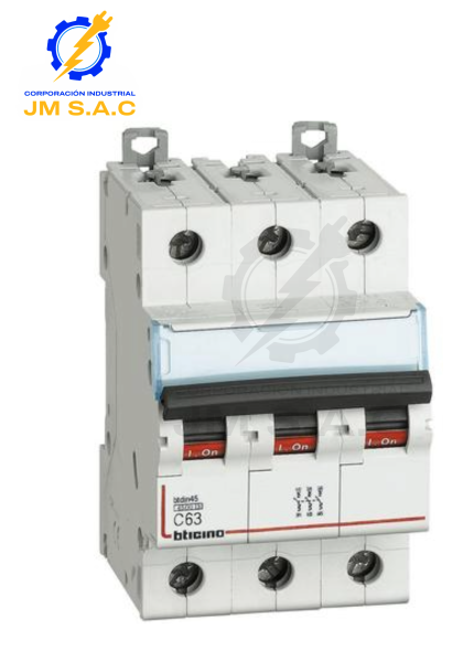 INTERRUPTOR TERMICO P/RIEL BTDIN 3P 63A 10/6KA 220/400V