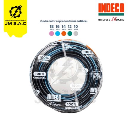 CABLE VULCANIZADO NLT PC 3X16AWG 500V NEGRO 100MTS