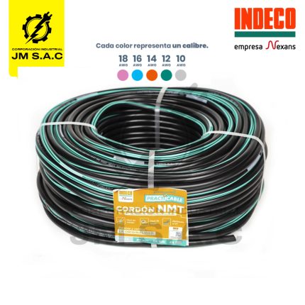 CABLE VULCANIZADO NMT PC 4X12AWG 500V NEGRO 100MTS