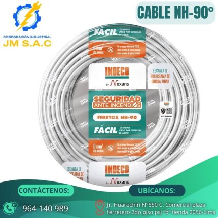 CABLE NH-90 LIBRE HALOGENO 4mm2 BLANCO X 100MTS