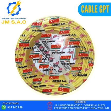 CABLE GPT-3 8AWG AMARILLO 300V X 100MTS