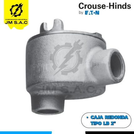 CAJA DE DERIVACION REDONDA TIPO LB 2 CON TAPA CL1.DIV1 UL