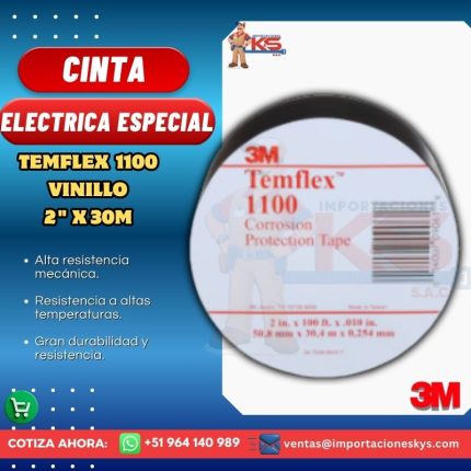 CINTA AISLANTE VINILICA ROLL 2" X 30M