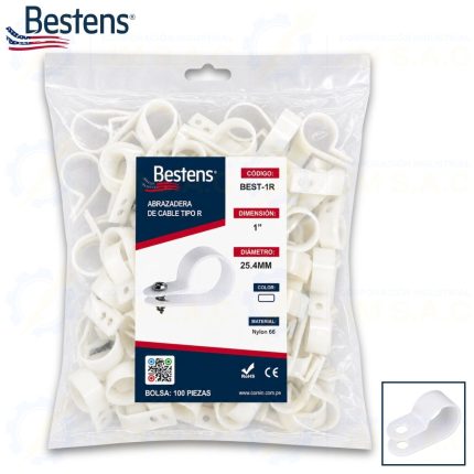 abrazadera-para-cable-tipo-R-bolsa-x-100-piezas- (BEST-1R)